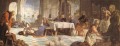 Cristo lavando los pies de sus discípulos Tintoretto del Renacimiento italiano